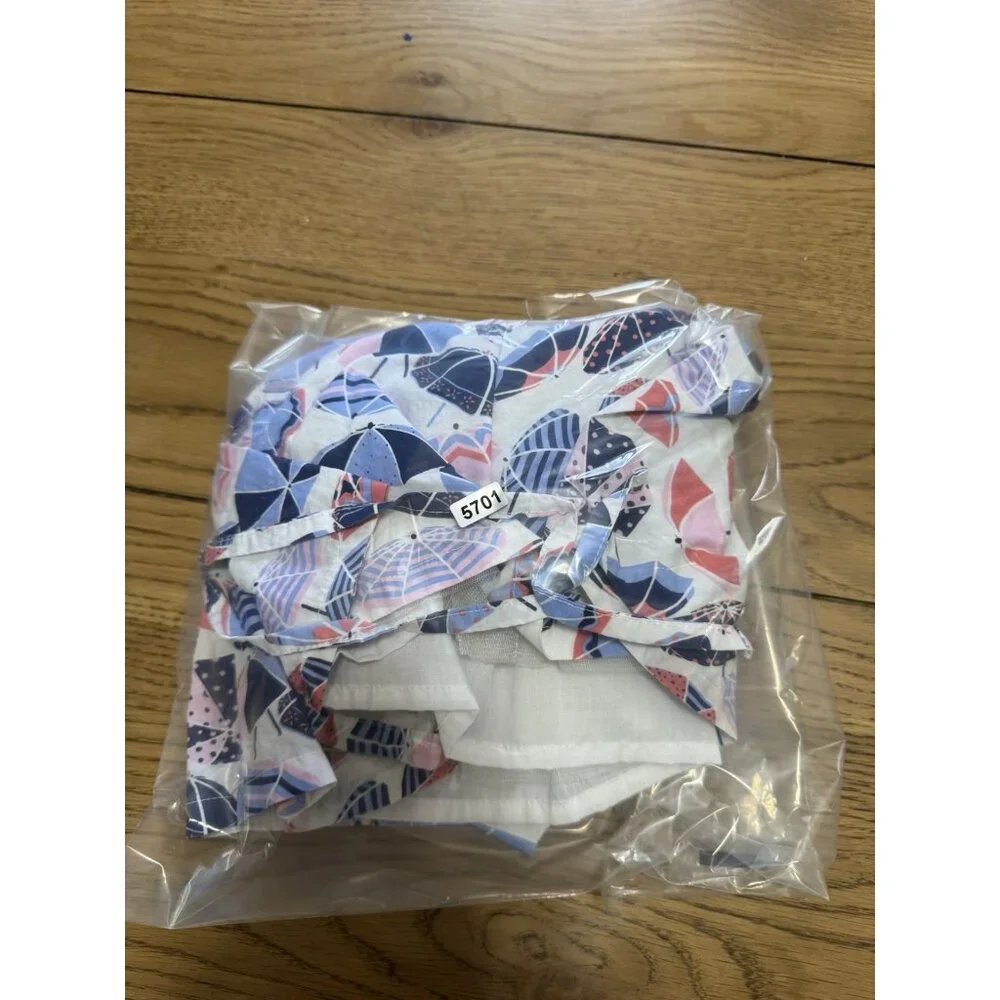 Jillians Closet 3-6 Month Old Girls Dress Summer Colorful Bow Lined Cotton Blend
